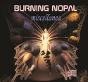 Burning Nopal "Miscellanea" CD cover and website link.