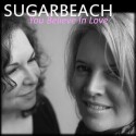 SUGARBEACH Single art work for "You Believe In Love" and website link. 